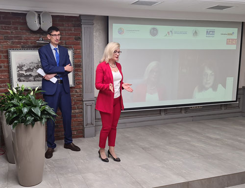 Дієтолог доцент Олег Швець та професор Олена Няньковська 