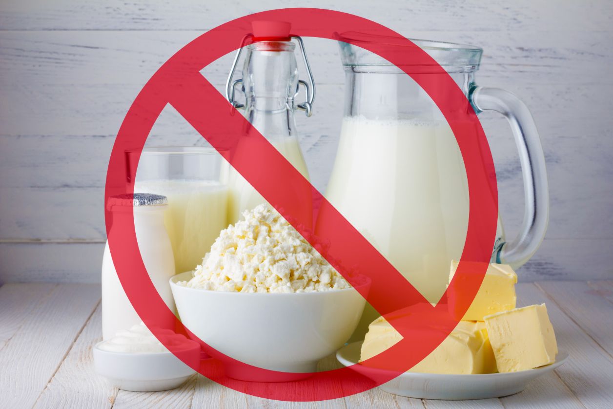 Молочные продукты могут вызвать аллергию у малыша
