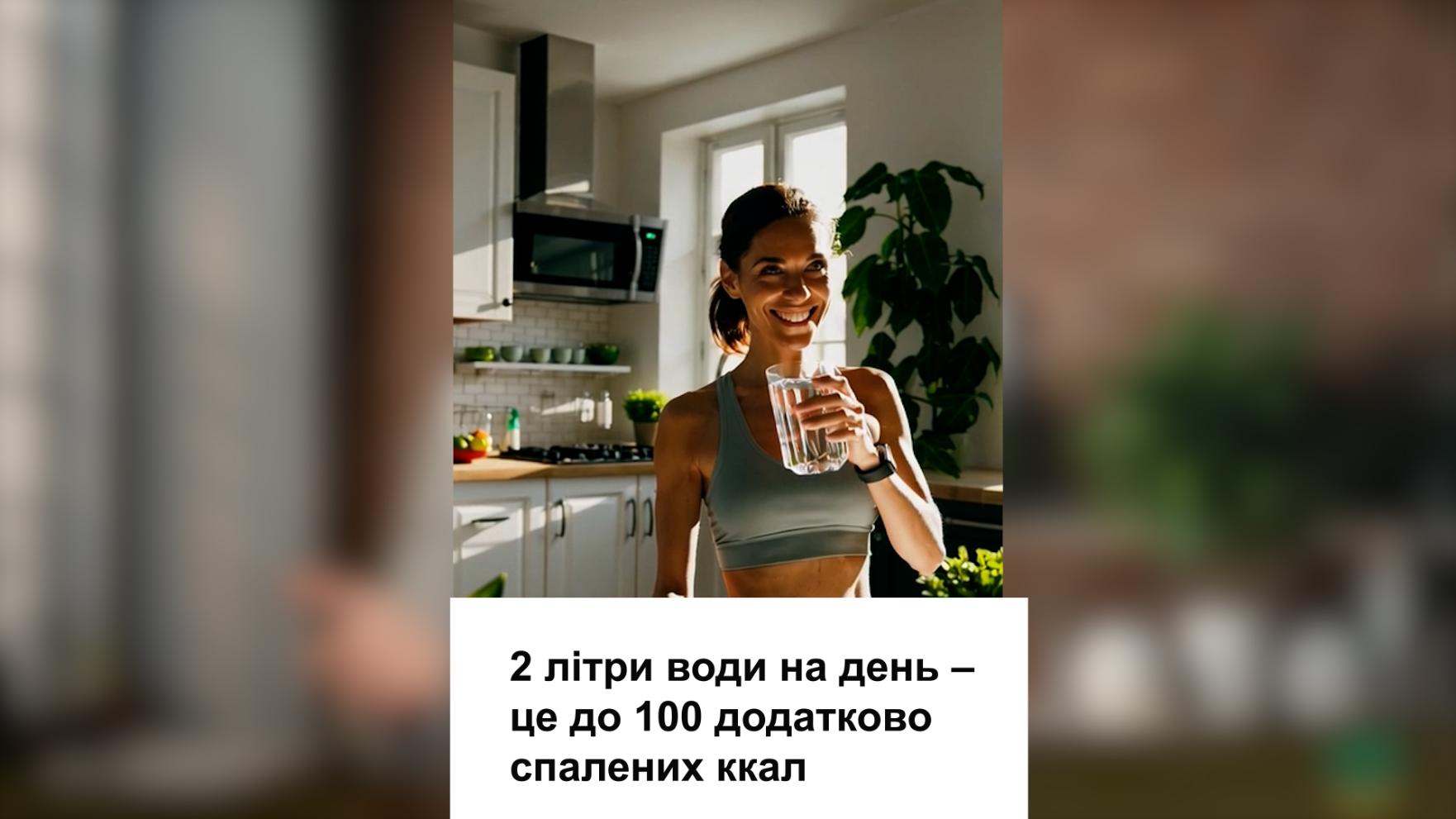Вода сприяє швидкому схудненню. Пийте більше води