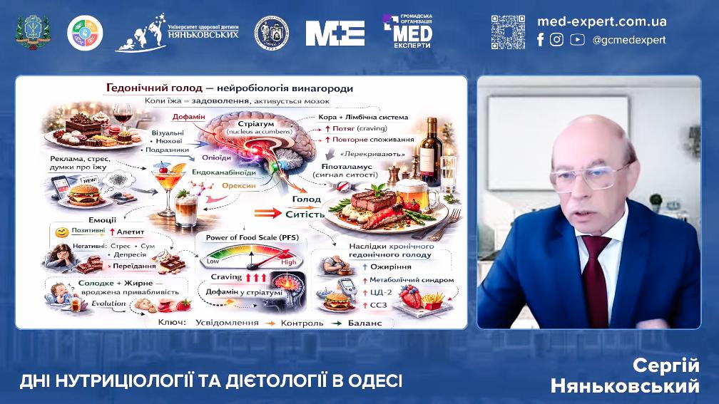 Сергій Няньковський на  конференціх для гастроентерологів дієтологів  Дні Дієтології в Одесі 2026