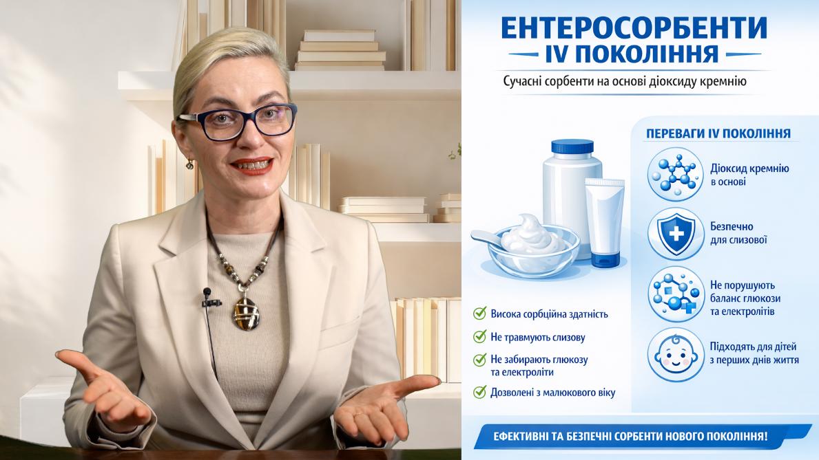 Ацетономічний синдром лікування -Сучасні ентеросорбенти 