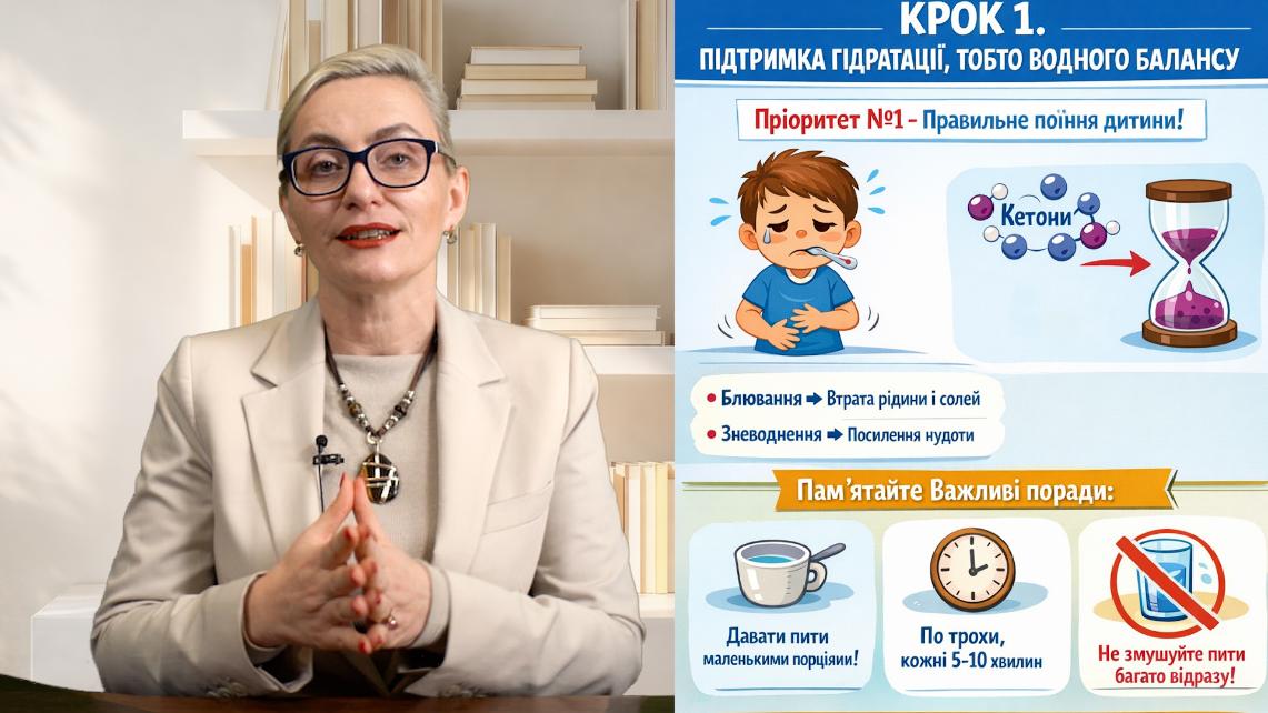 Що робити батькам під час ацетонемічного кризу проф. Няньковська